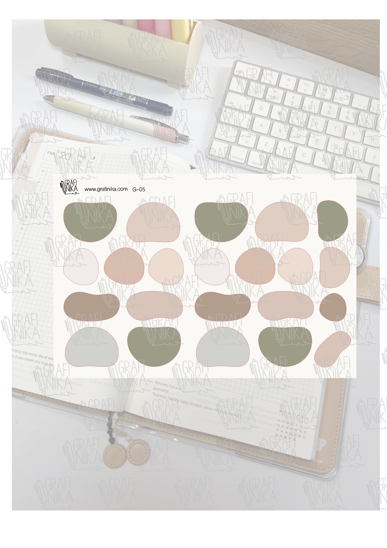 G5 - stickers decorativi per journaling