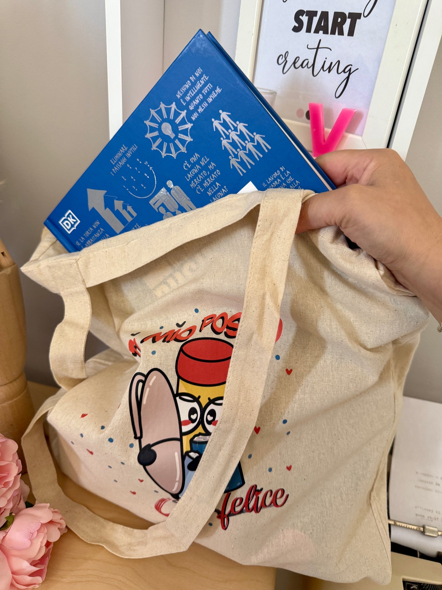 borsa personalizzata con grafica - Matitina