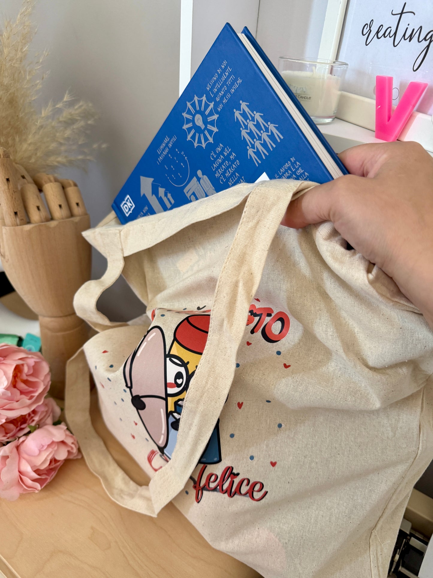 borsa personalizzata con grafica - Matitina