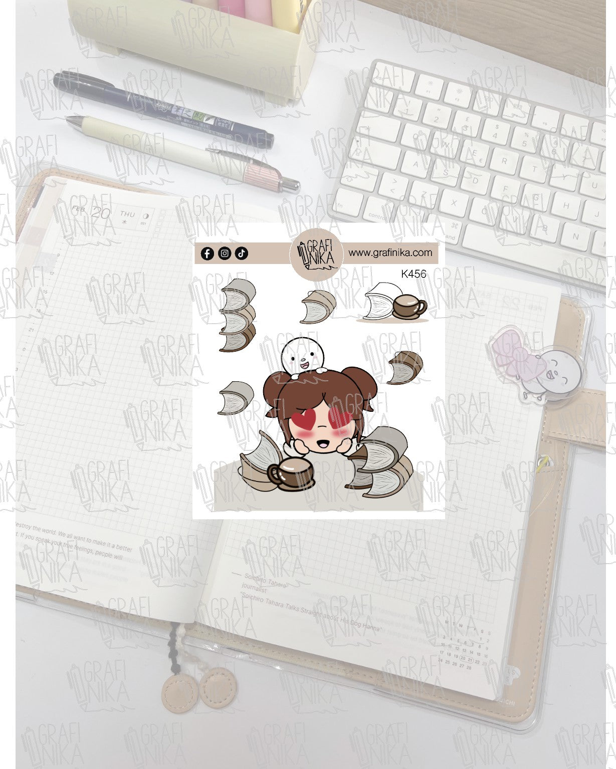 K456 - sticker maxi vicky e niko plsnner time