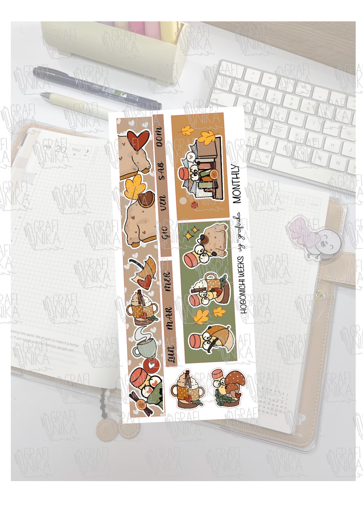 mensile hobonichi weeks - Fall _ pencil