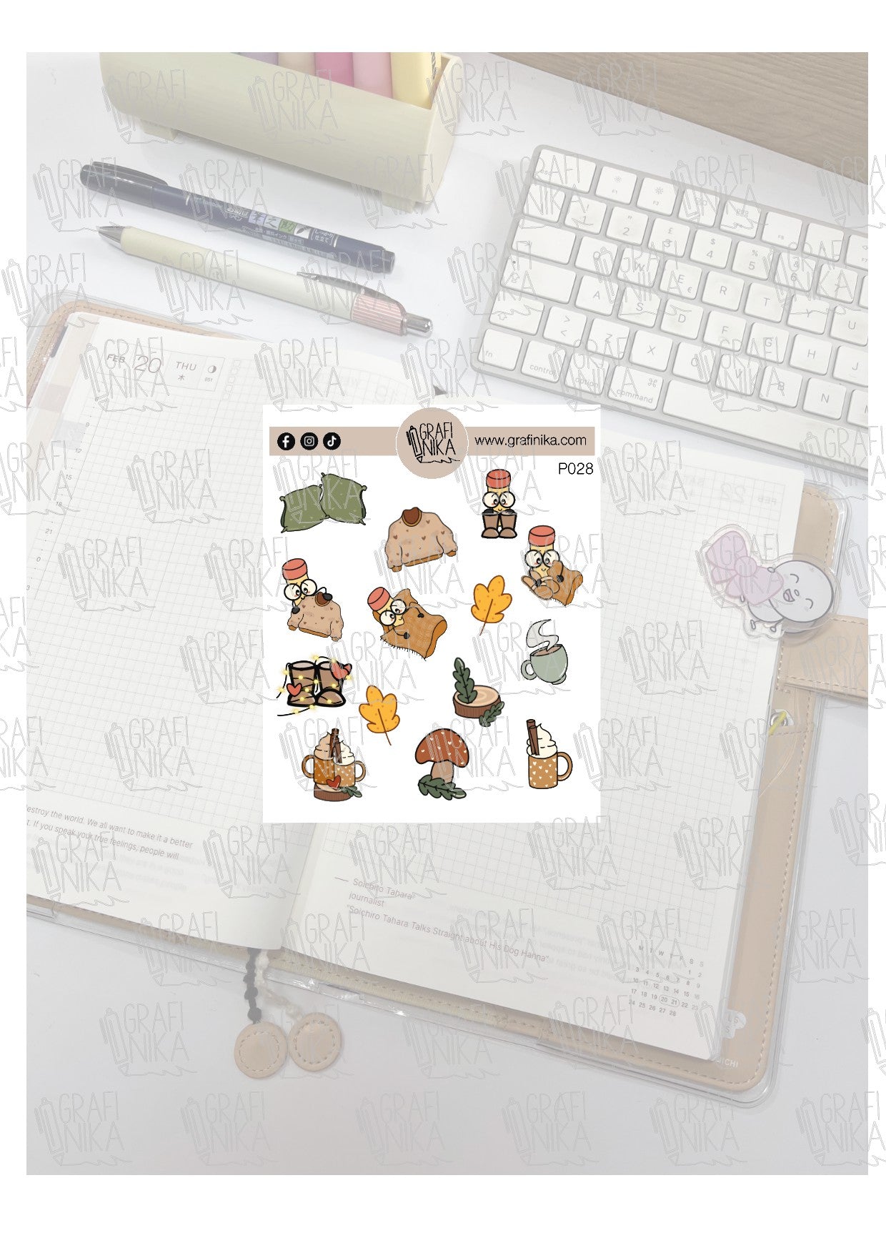 P 28 _ sticker autunnali decorativi