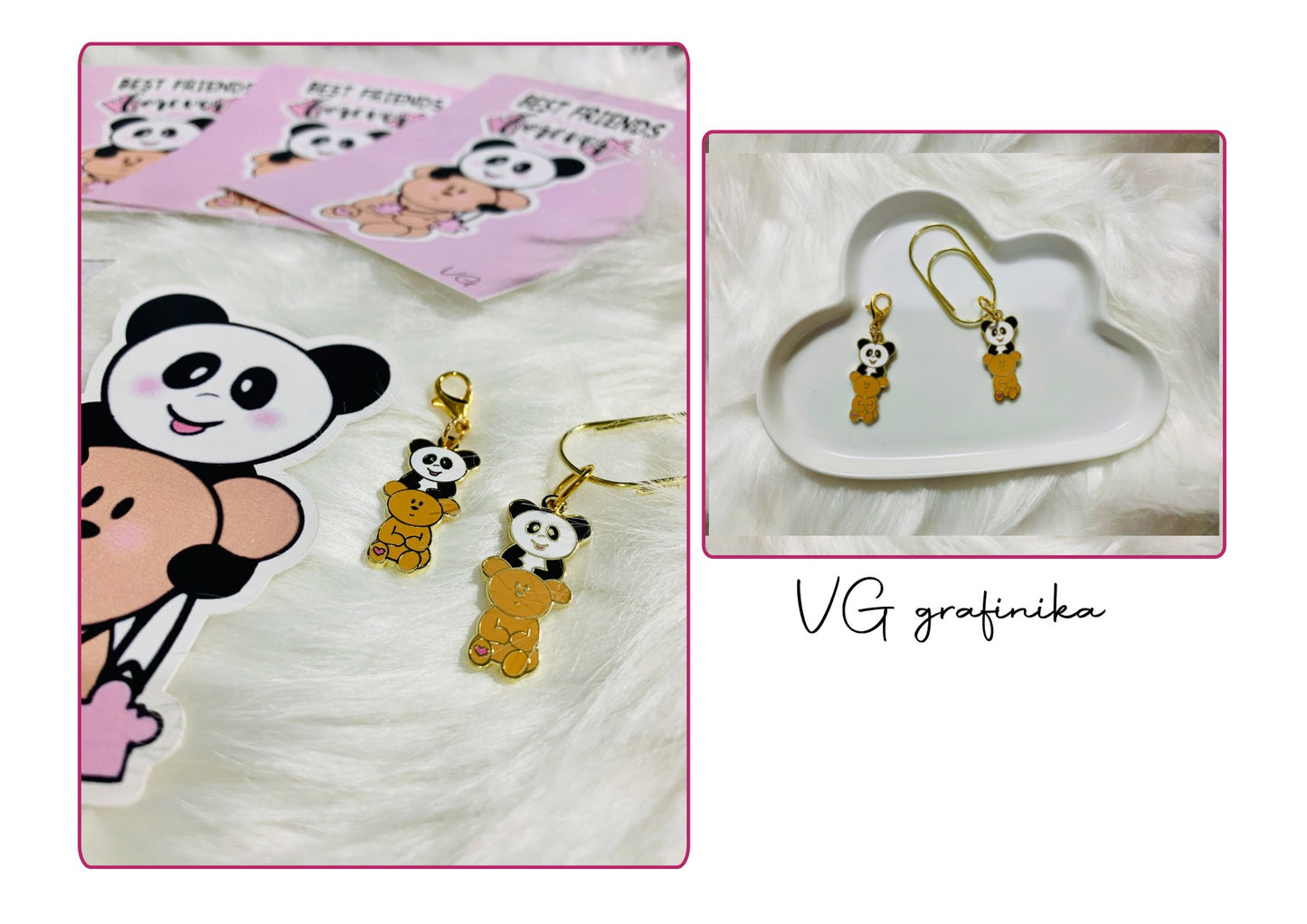 CHARM teddy and bamboo