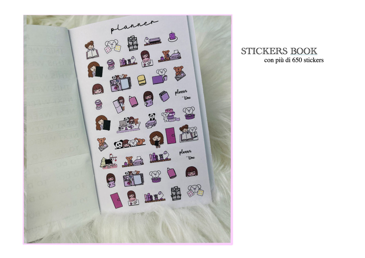 A6 stickers book - più di 650 stickers