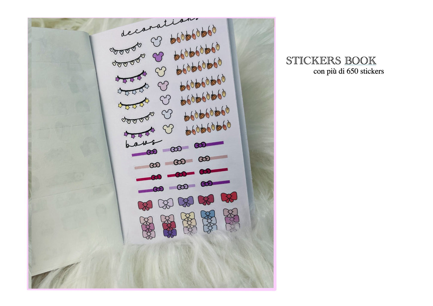A6 stickers book - più di 650 stickers