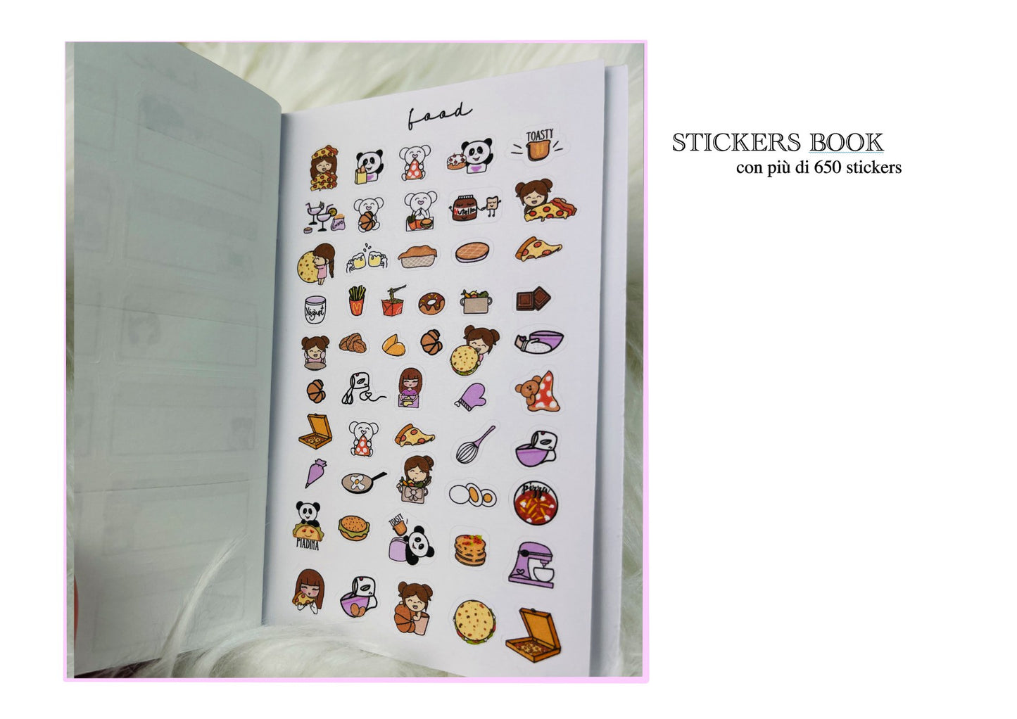 A6 stickers book - più di 650 stickers
