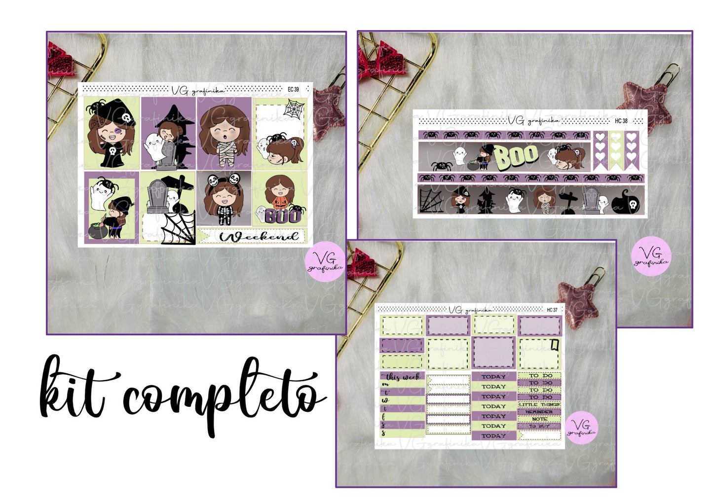 HALLOWEEN - EC 37 - EC 38 - EC 39 erin condren