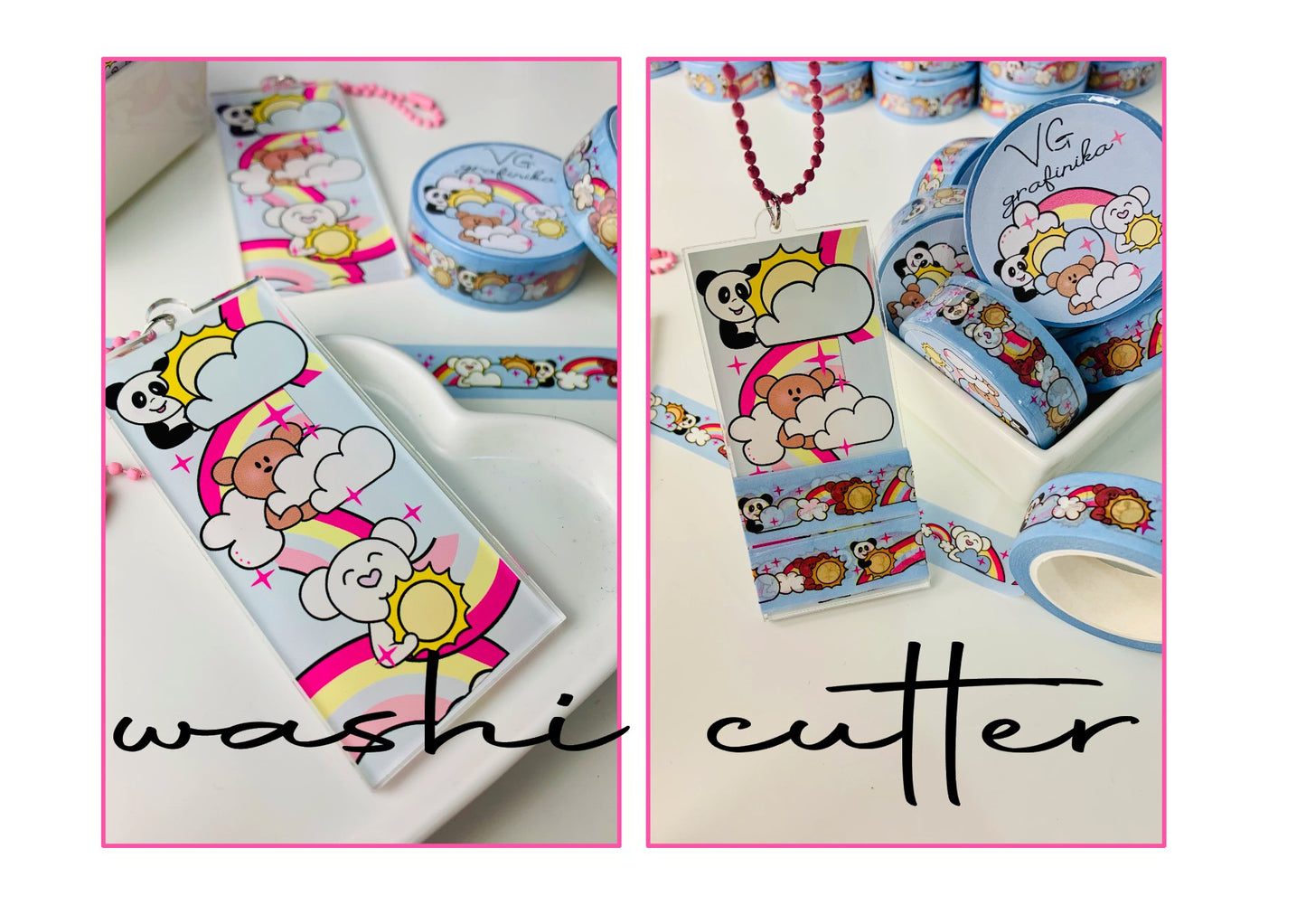 washi cutter Rainbow