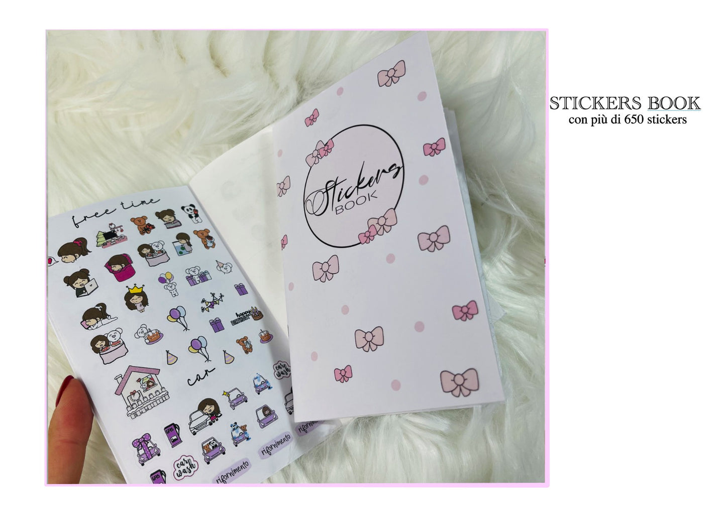 A6 stickers book - più di 650 stickers