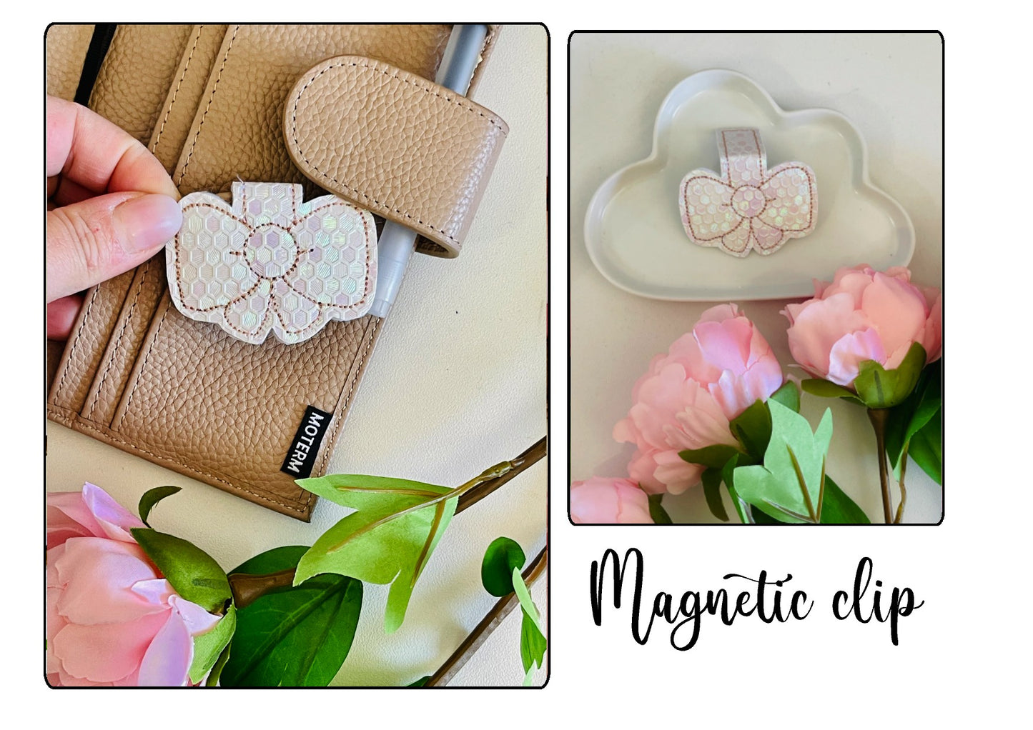 magnetic clip - brilliant white