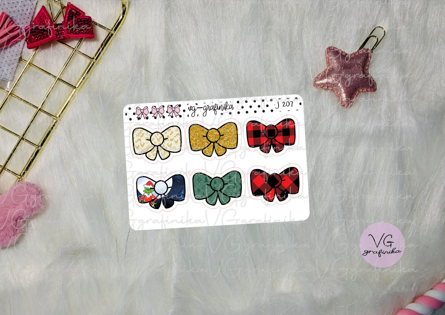 J 206 - fiocchi grandi natalizi