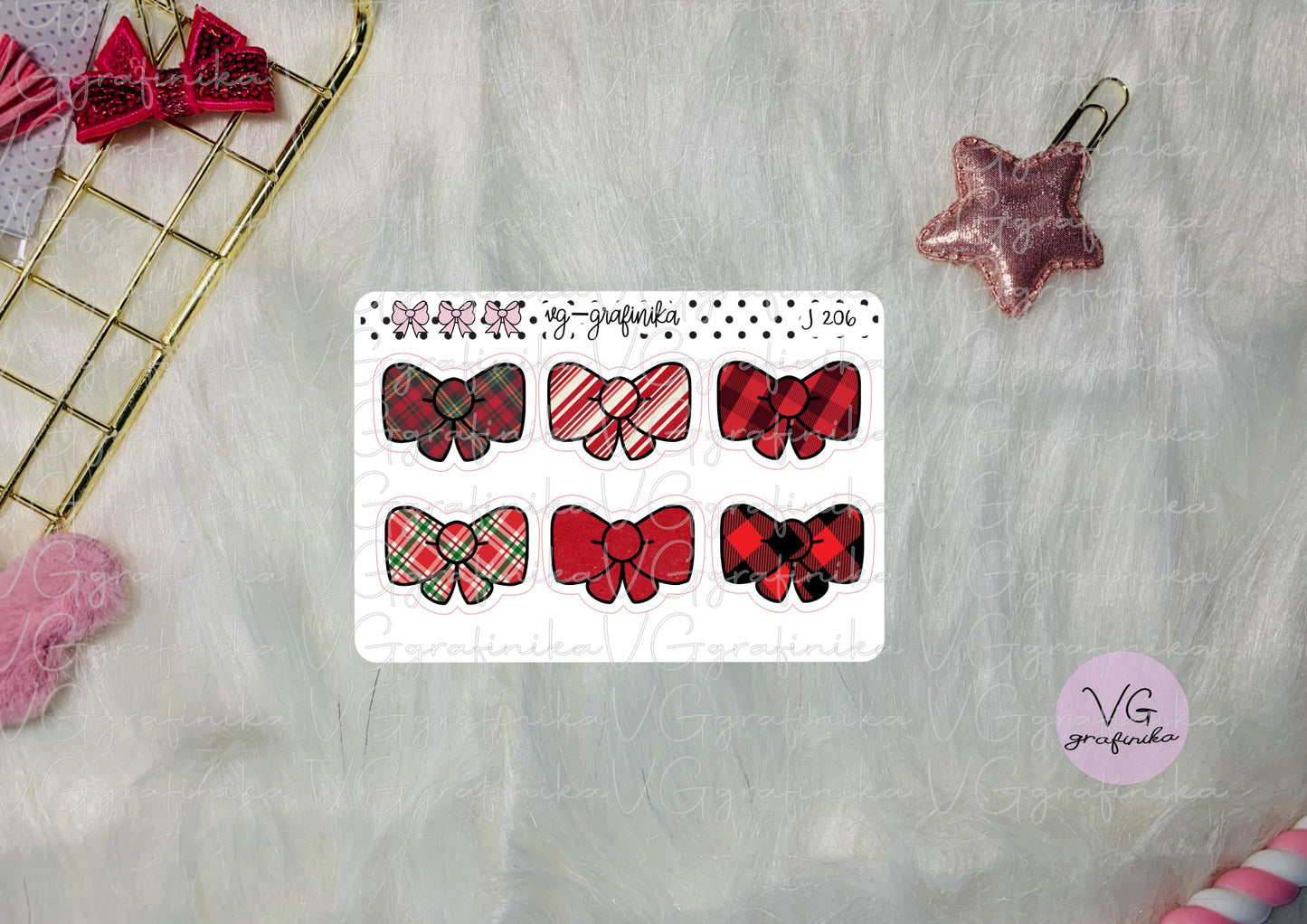 J 207 - fiocchi grandi natalizi