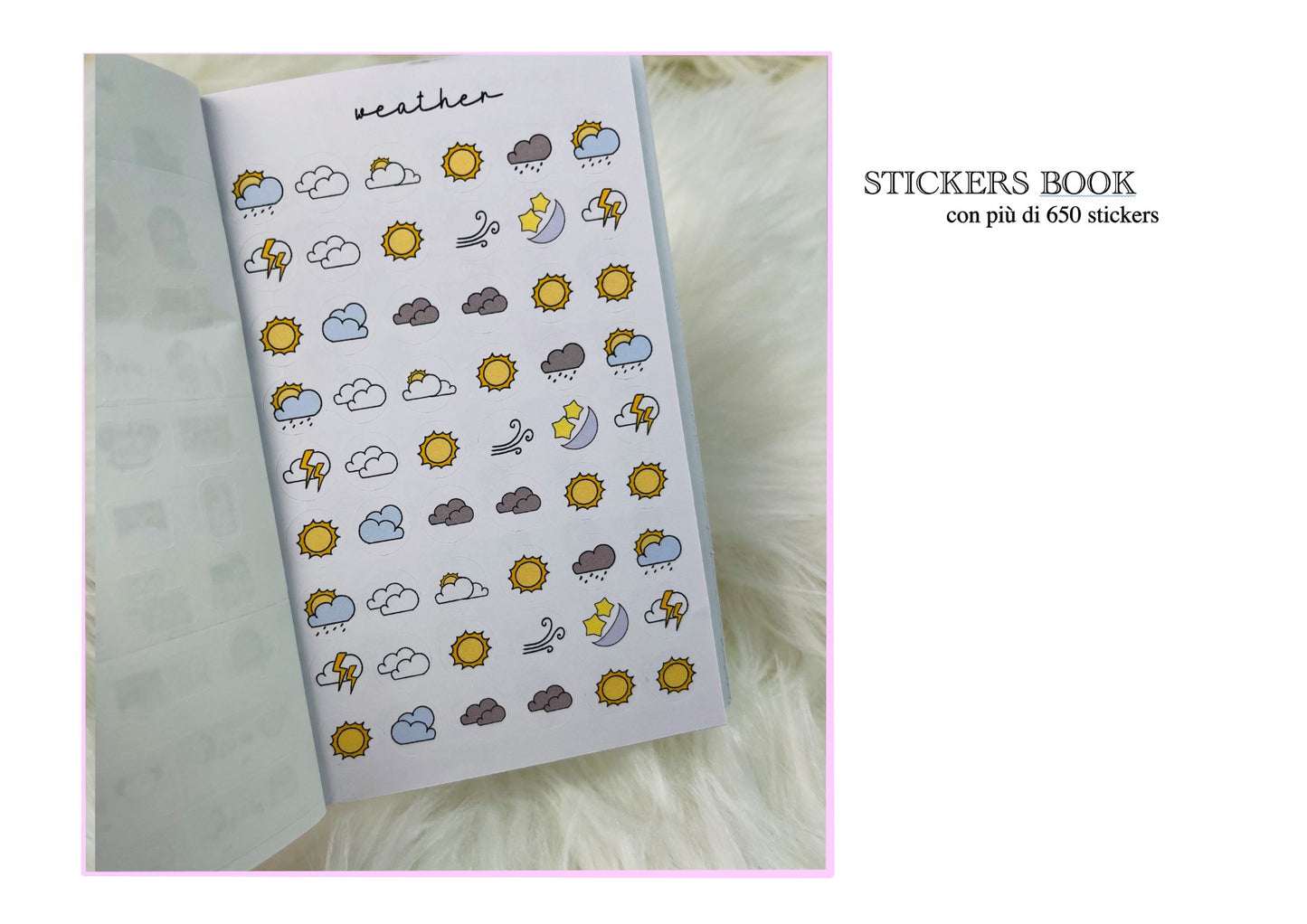 A6 stickers book - più di 650 stickers