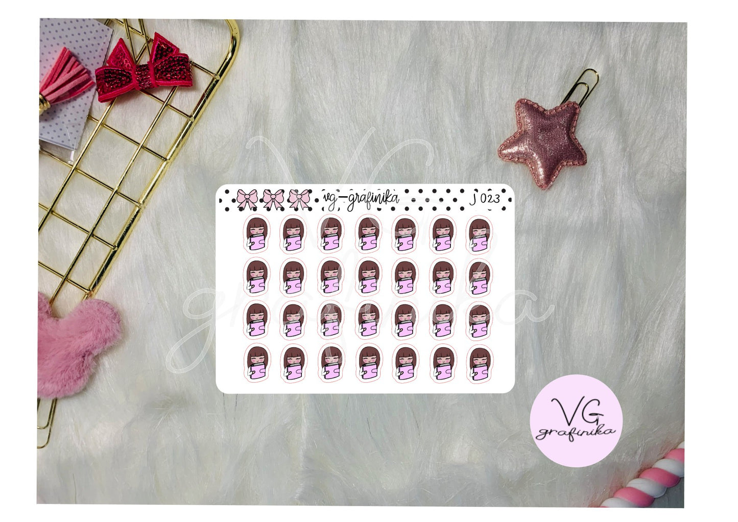 J-023 planner girl