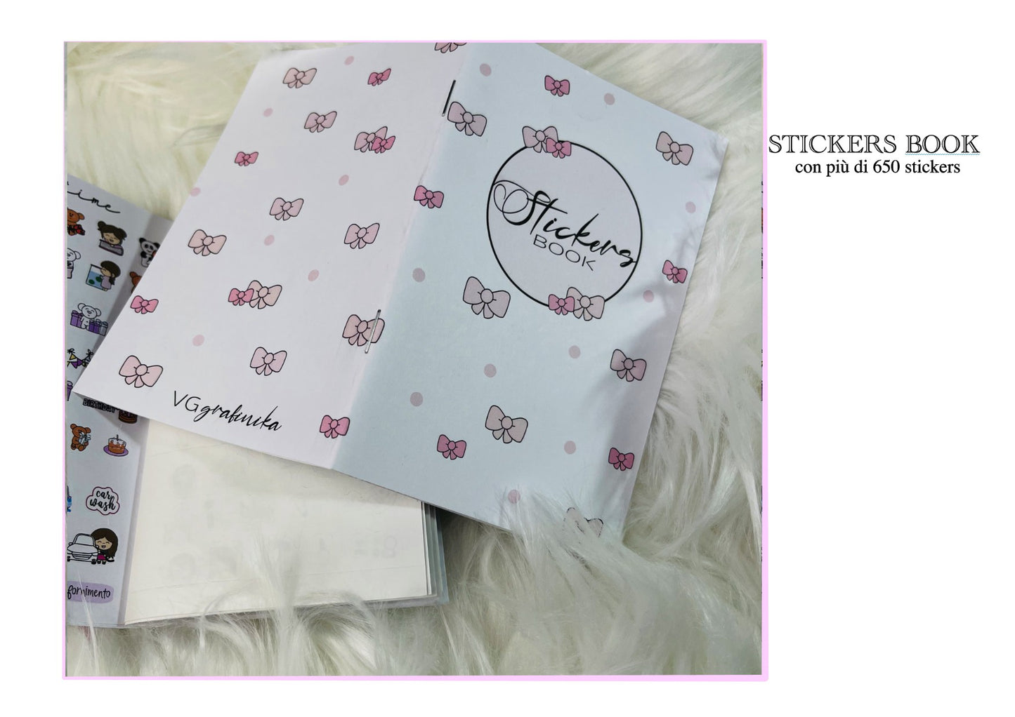 A6 stickers book - più di 650 stickers