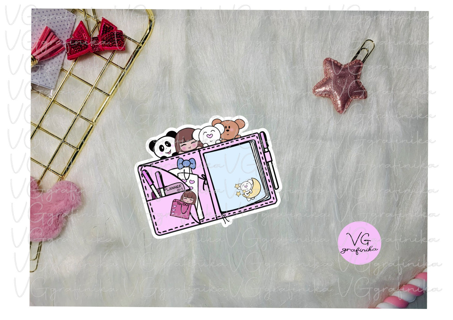 Diecut planner