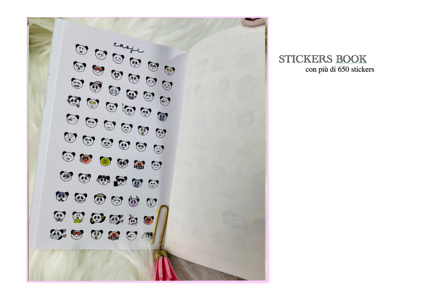 A6 stickers book - più di 650 stickers