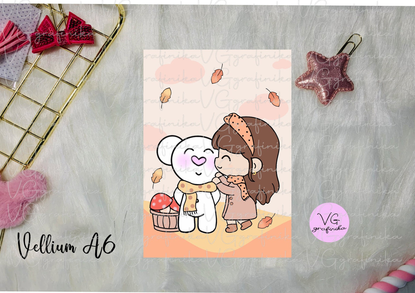 Vellum - hello autumn - vicky -. big nose