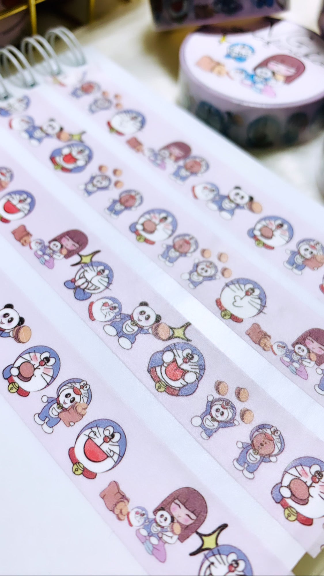 washi Doraemon Bamboo - 15 mm x 10 mt