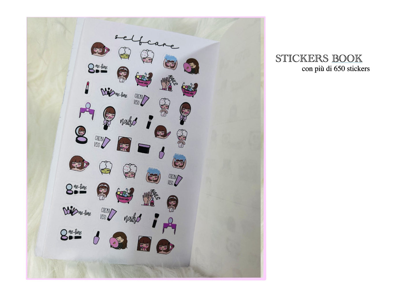 A6 stickers book - più di 650 stickers