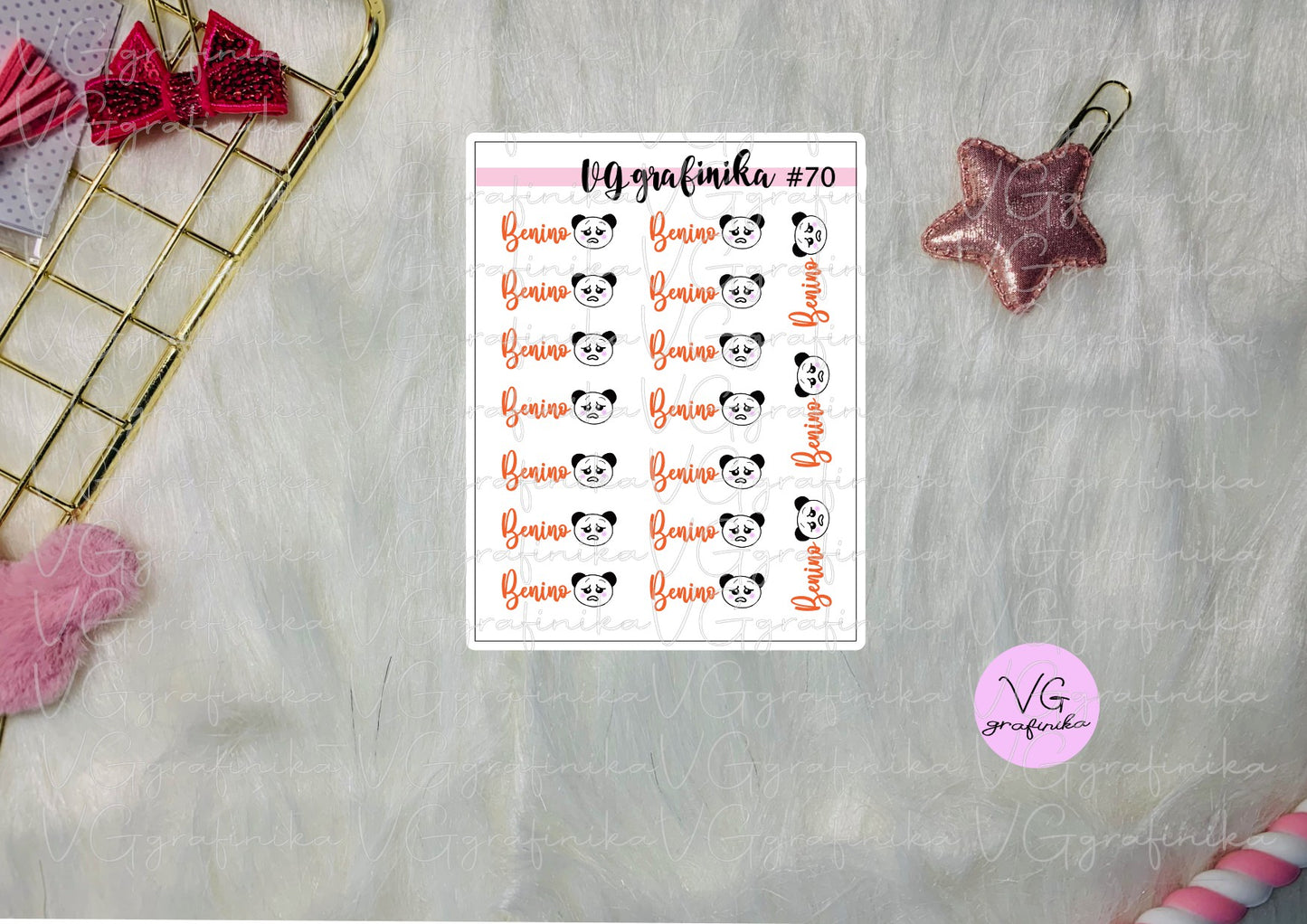 #70 benino - stickers per insegnanti