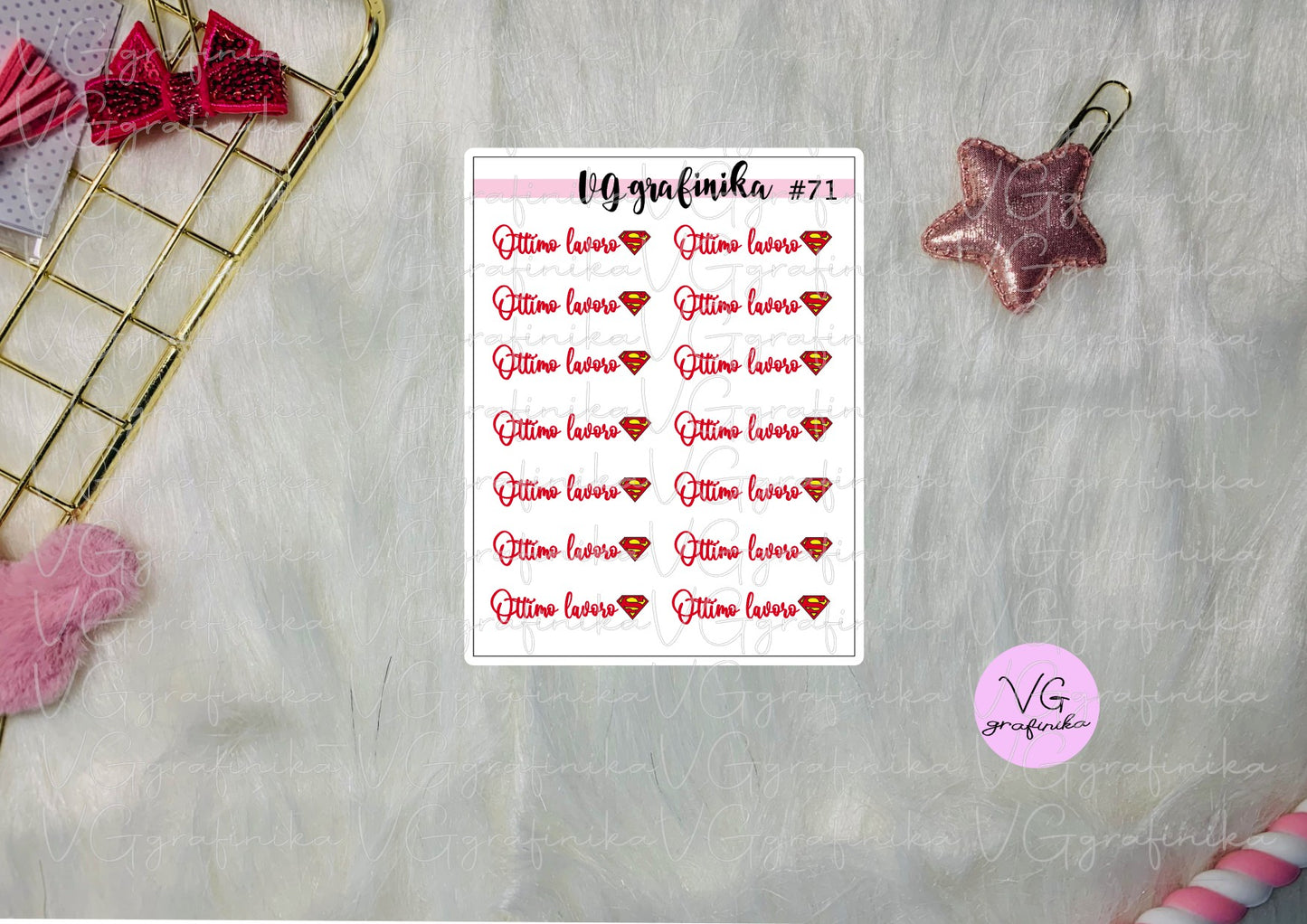 #71 ottimo lavoro - stickers per insegnanti
