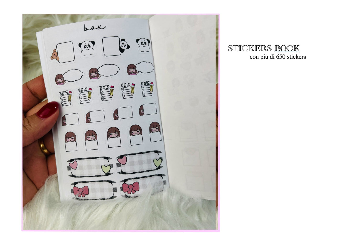 A6 stickers book - più di 650 stickers