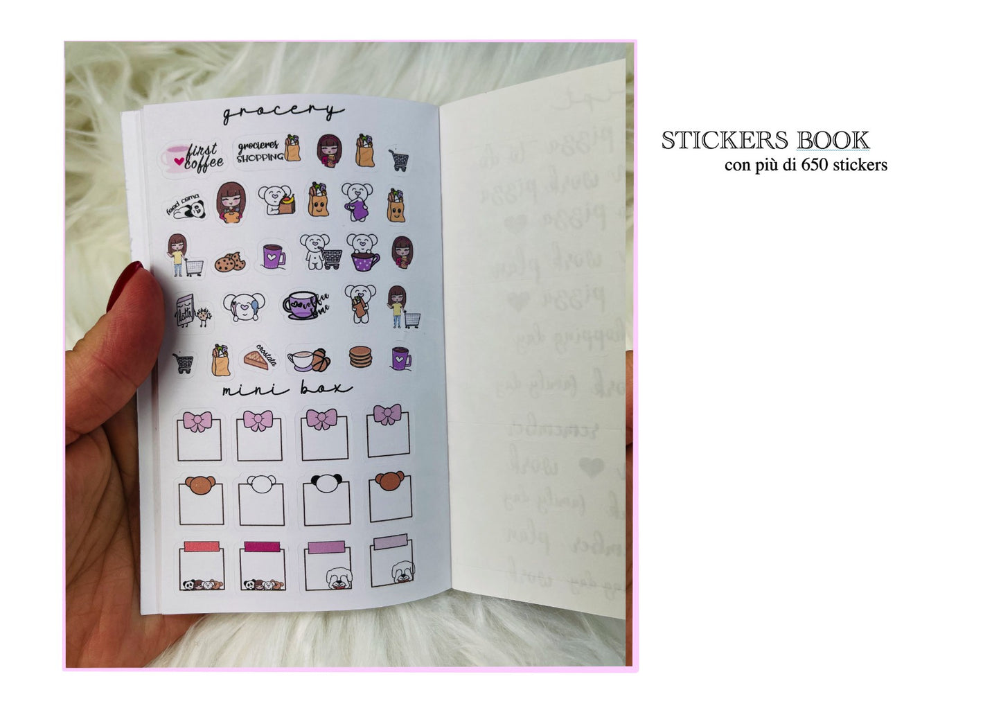 A6 stickers book - più di 650 stickers