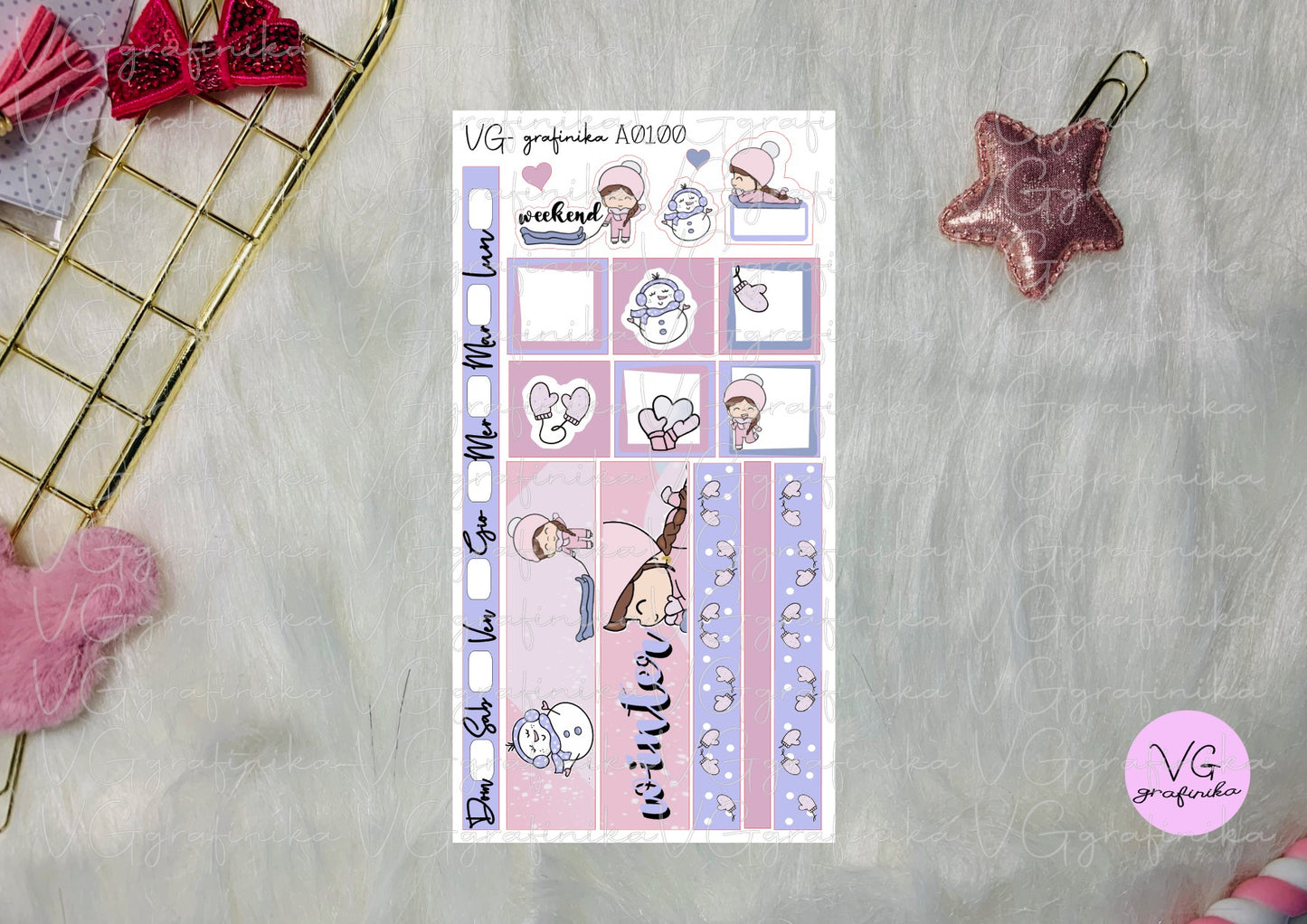 A0100 - hobonichi weeks - hello winter