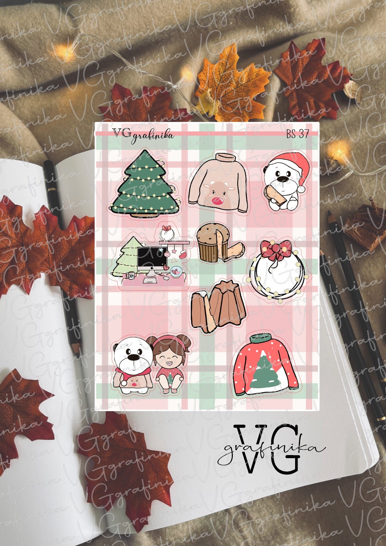 BS37 - BIG STICKERS TATO - Christmas time