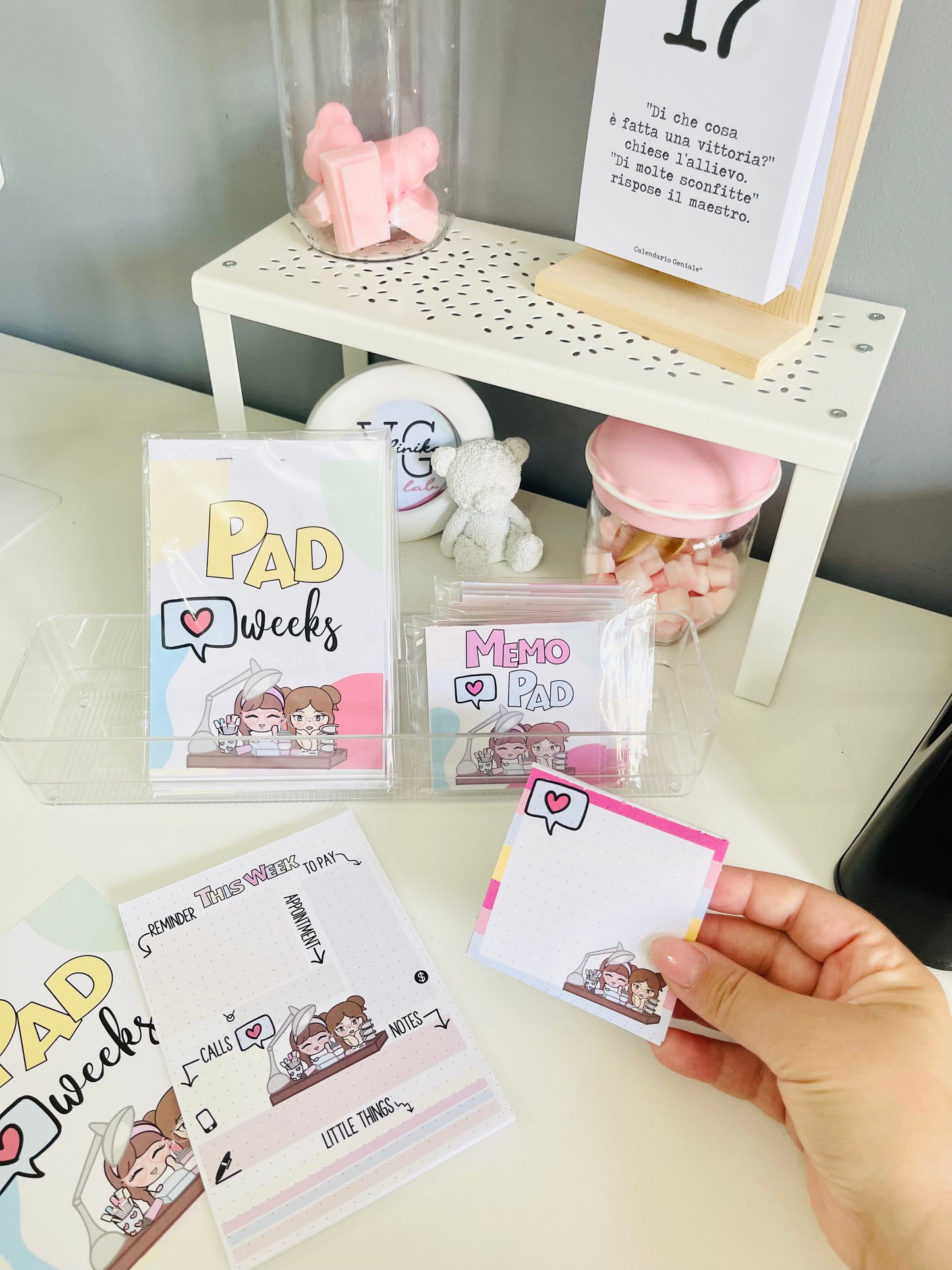 weekly pad - settimanale A6