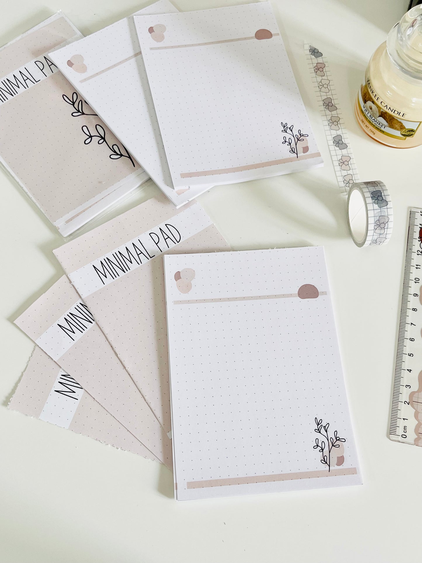 minimal memo pad - A6