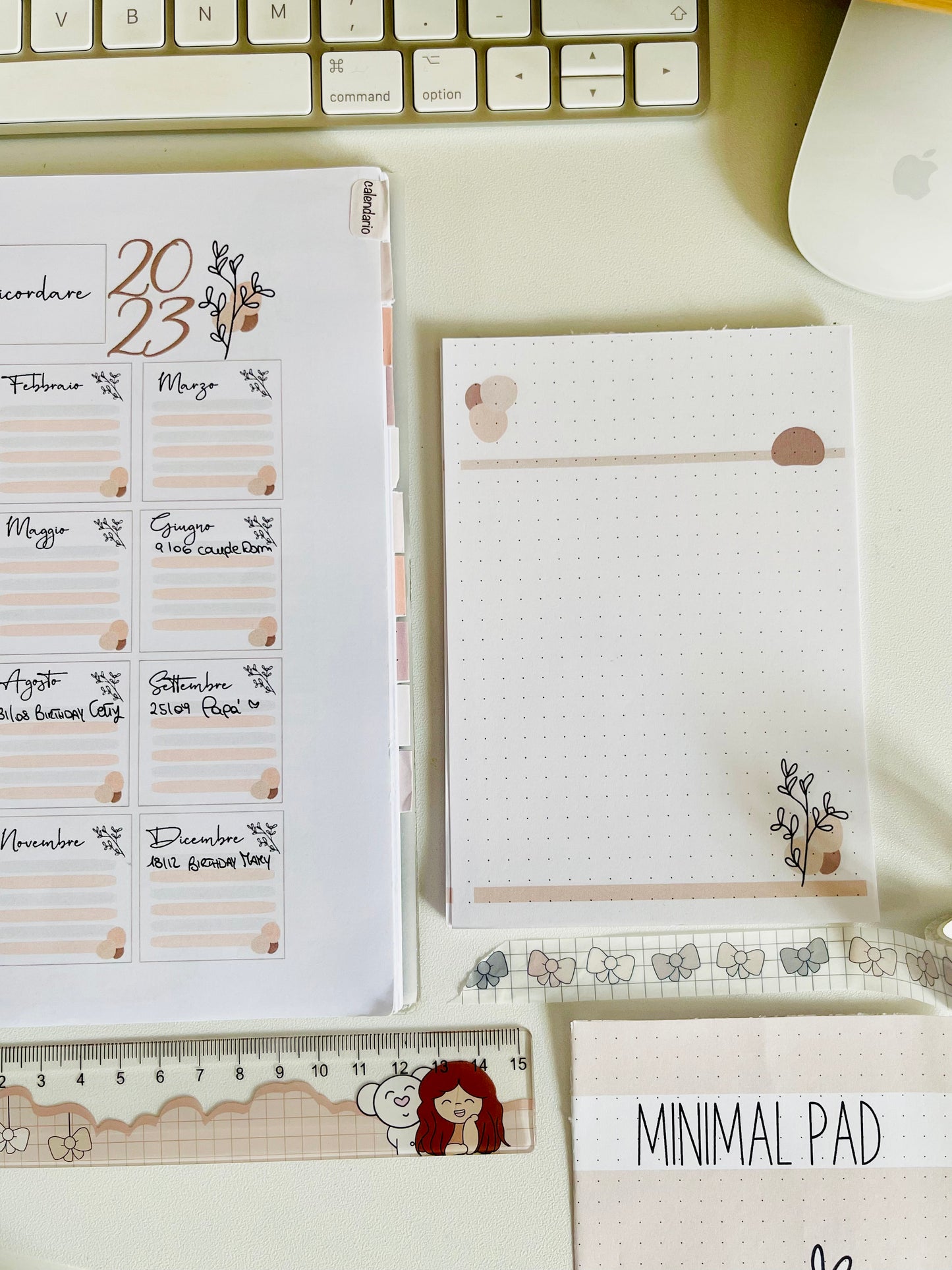 minimal memo pad - A6