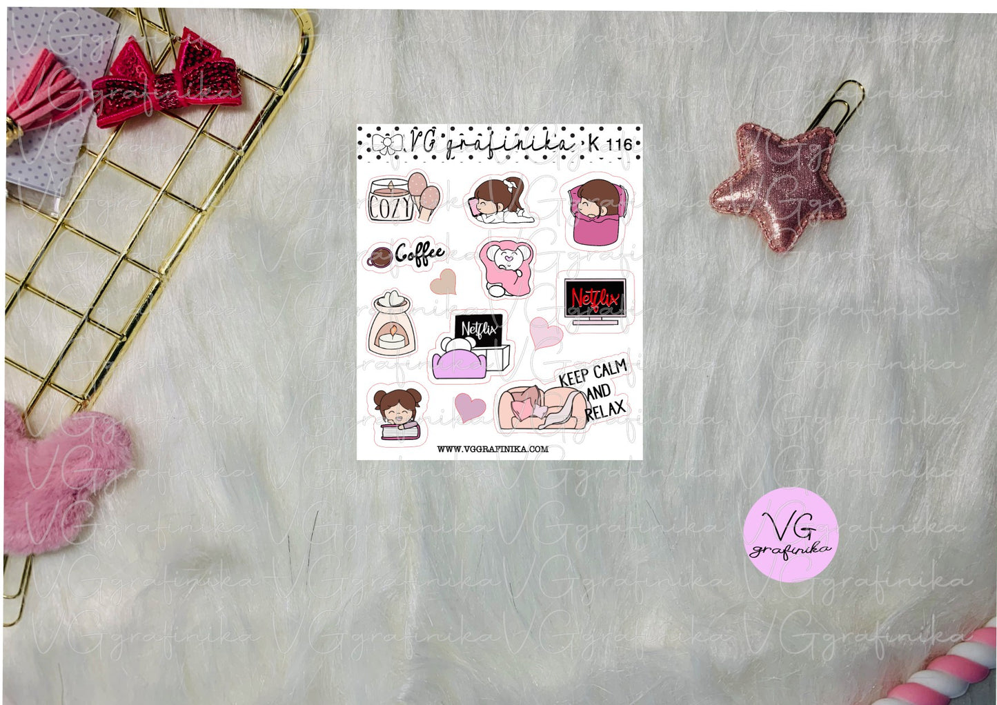 K116 - vicky - cozy day - relax