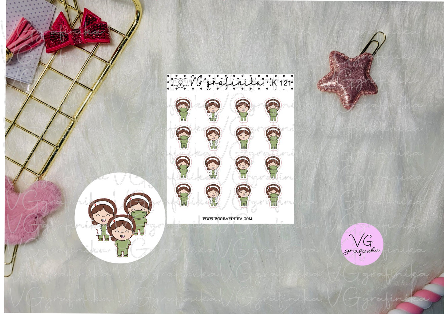 K 121 - vicky dottoressa - verde