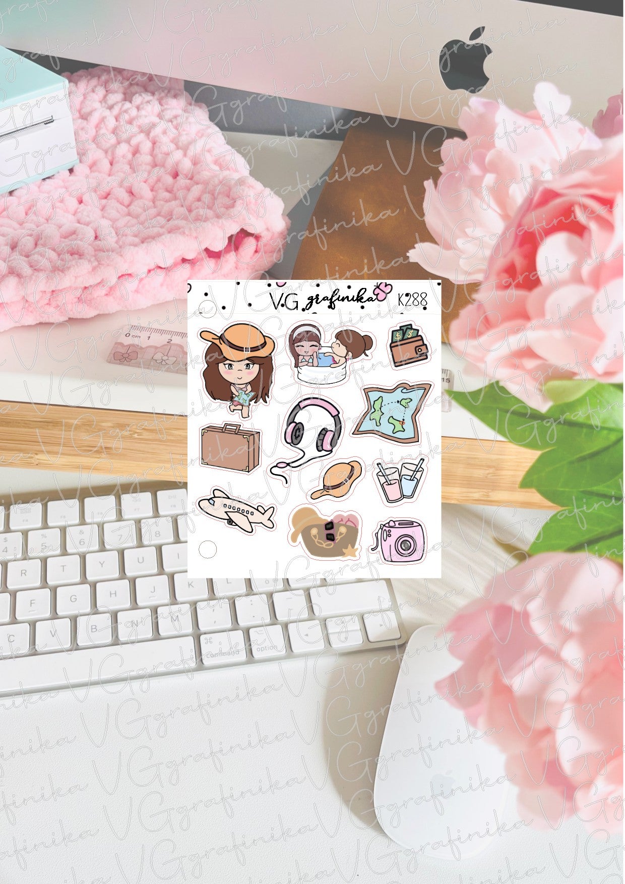 K 288 - mix summer stickers