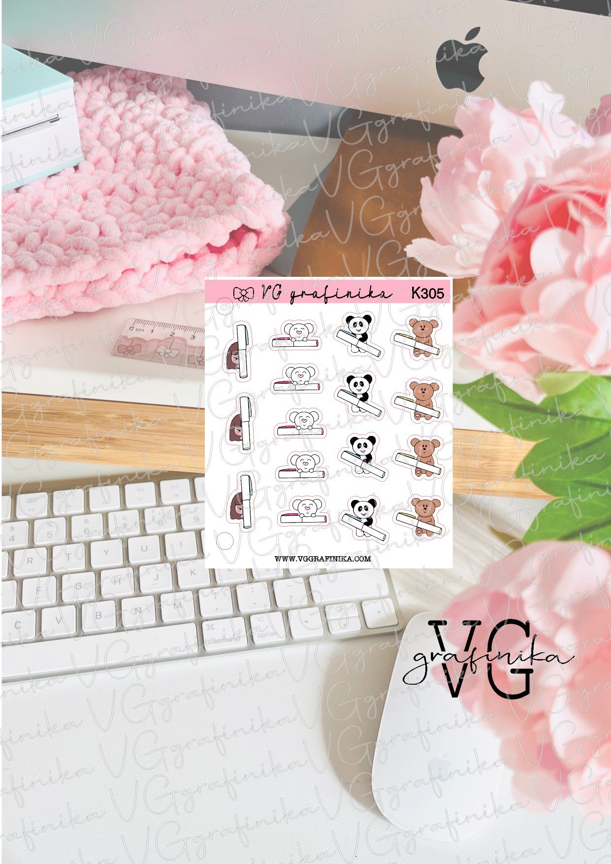 K305 stickers don't forget