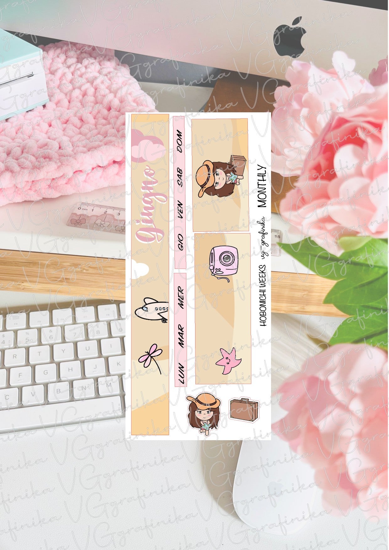 Hobonichi weeks / cousin - MENSILE GIUGNO