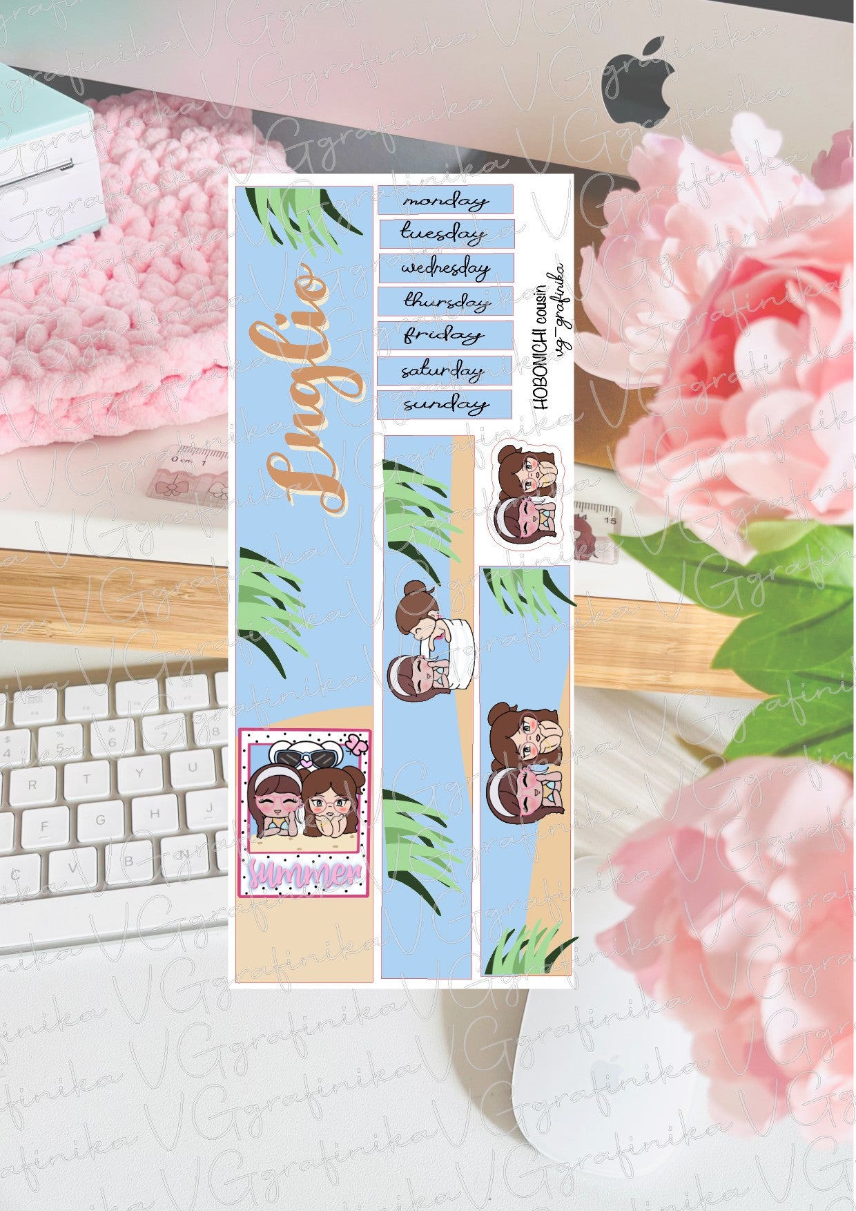 Hobonichi weeks / cousin - MENSILE LUGLIO