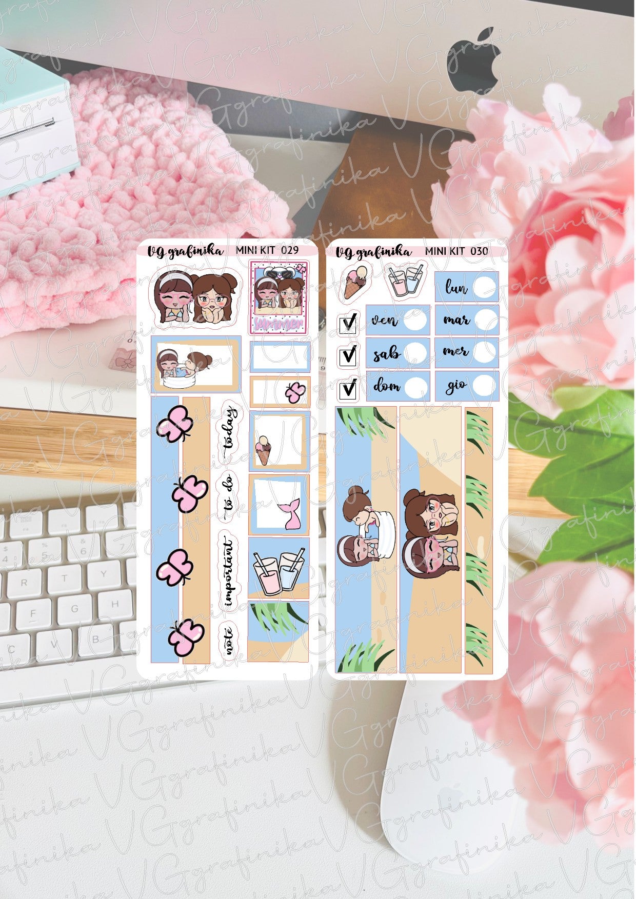 stickers sheets - minikit 29 / 30