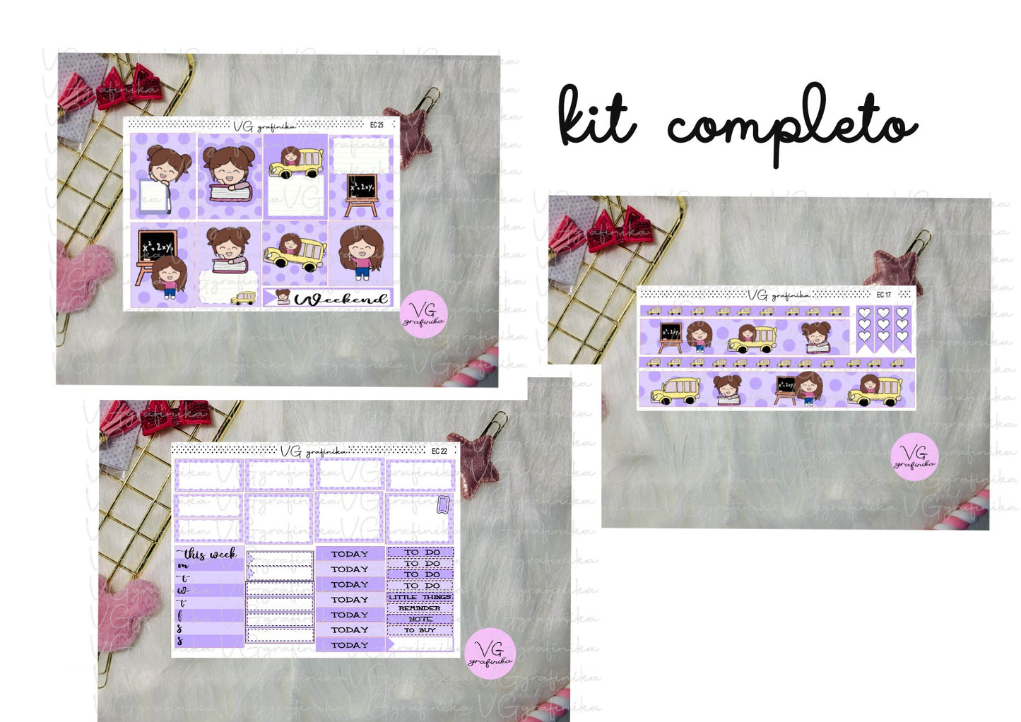 ERIN CONDREN - vicky backtoschool lilla