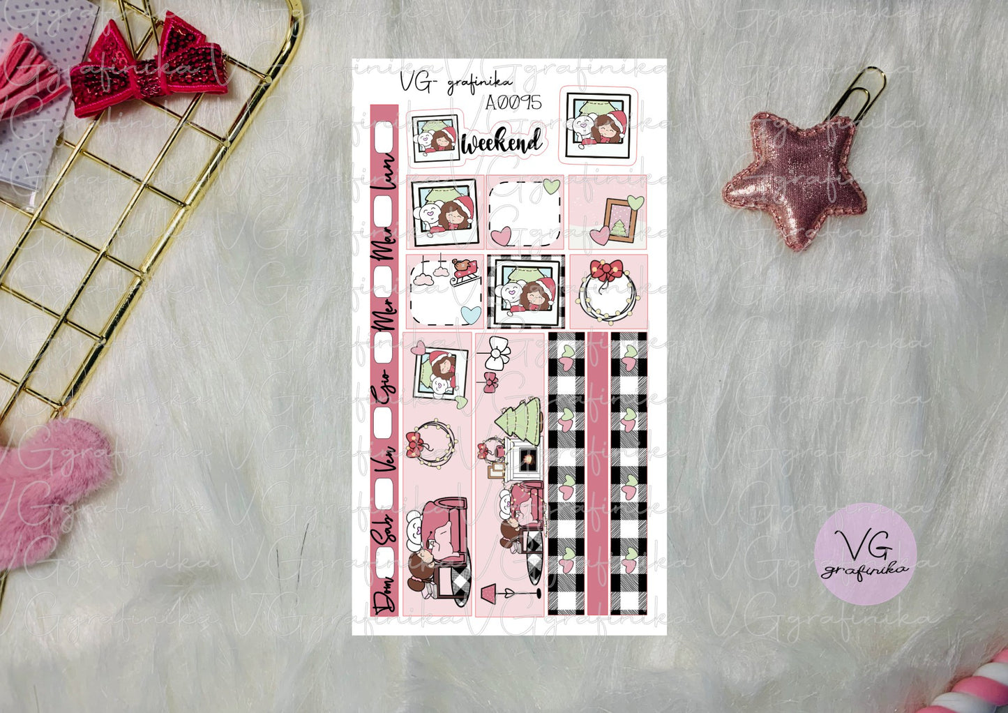 A0095 hobonichi weeks Christmas - cozy