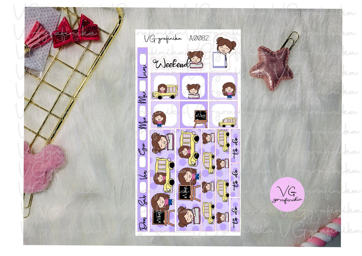 A0082 - Vicky back to school - violet
