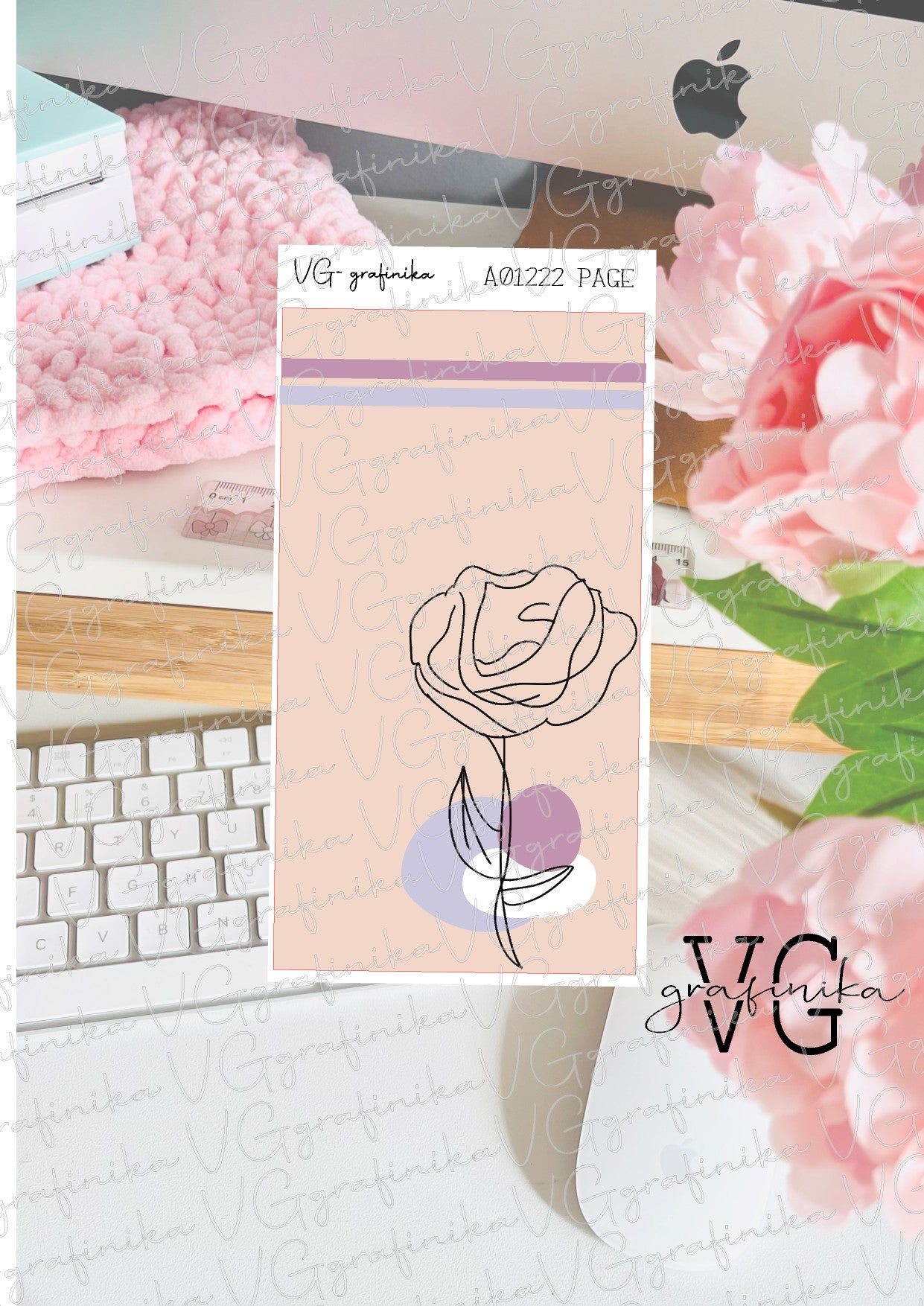 hobo weeks A122 - minimal collection - rose edition