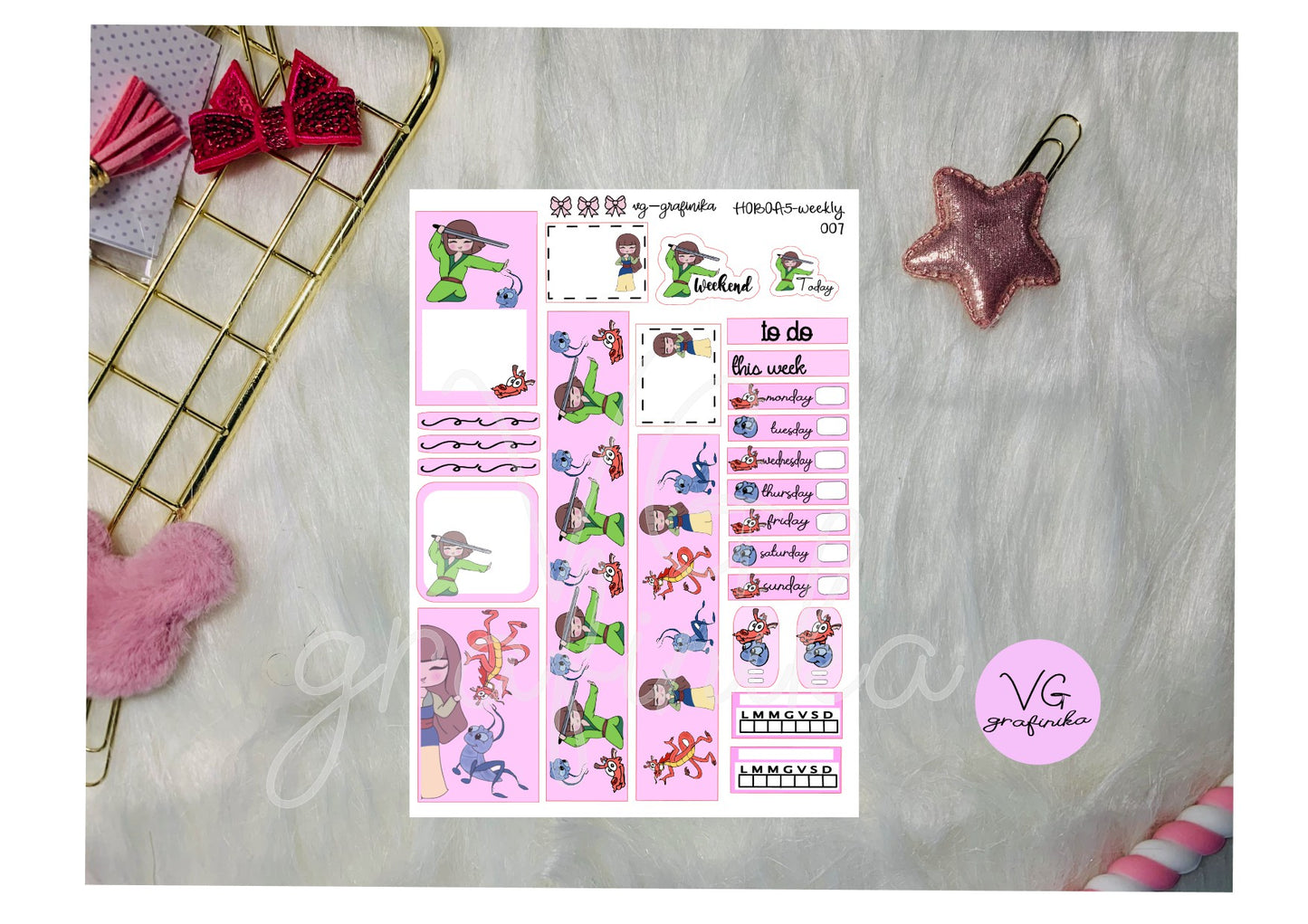 weekly kit cousin - Juliet Mulan