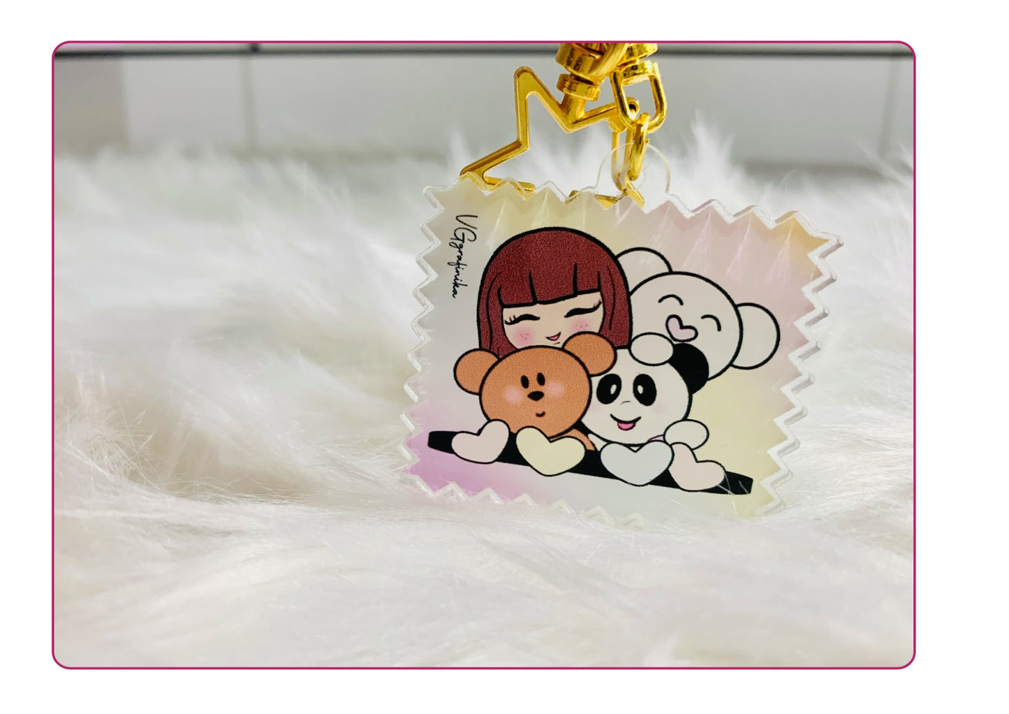 portachiavi in acrilico - Juliet's family -