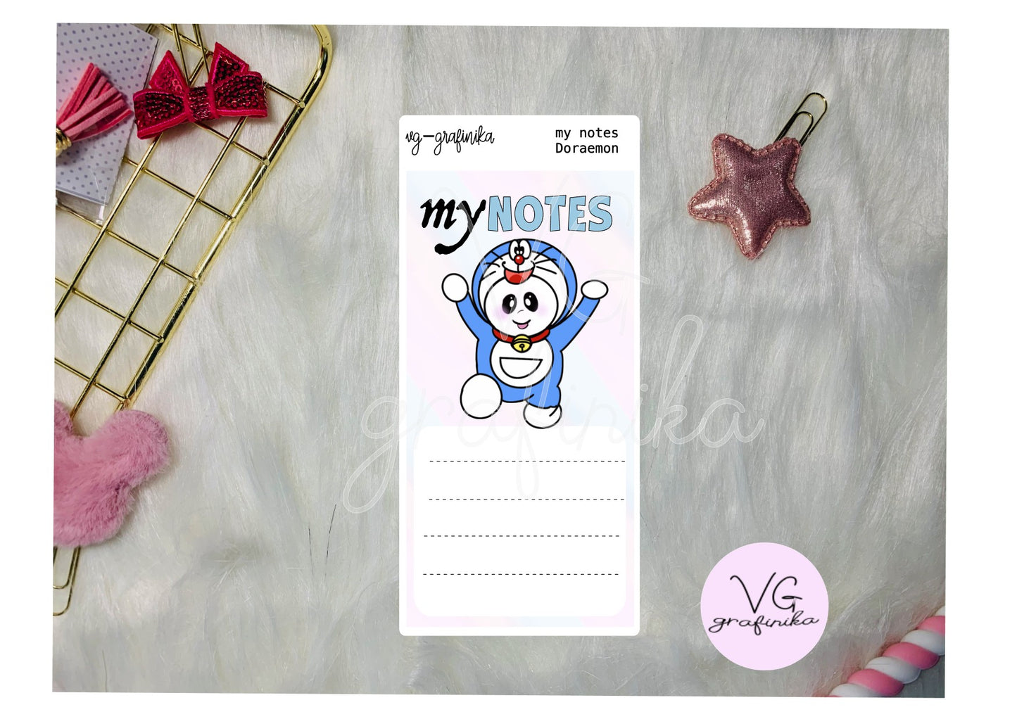 Copri pagina hobonichi weeks Doraemon Bamboo NOTES