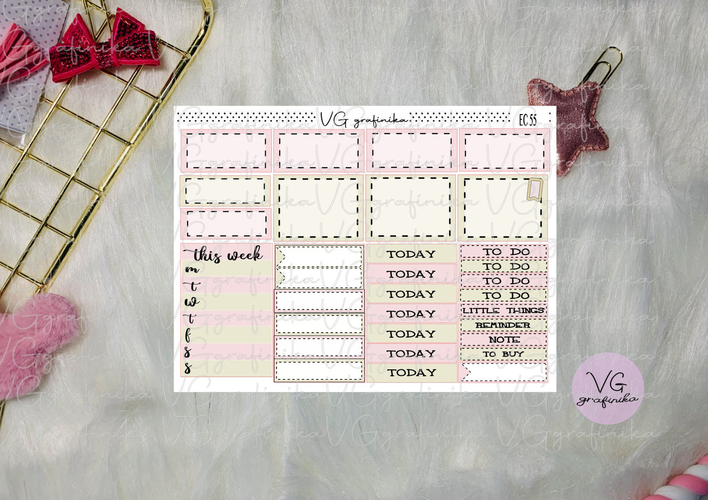 erin condren - magic Christmas - ec54 - ec 55 - ec 56
