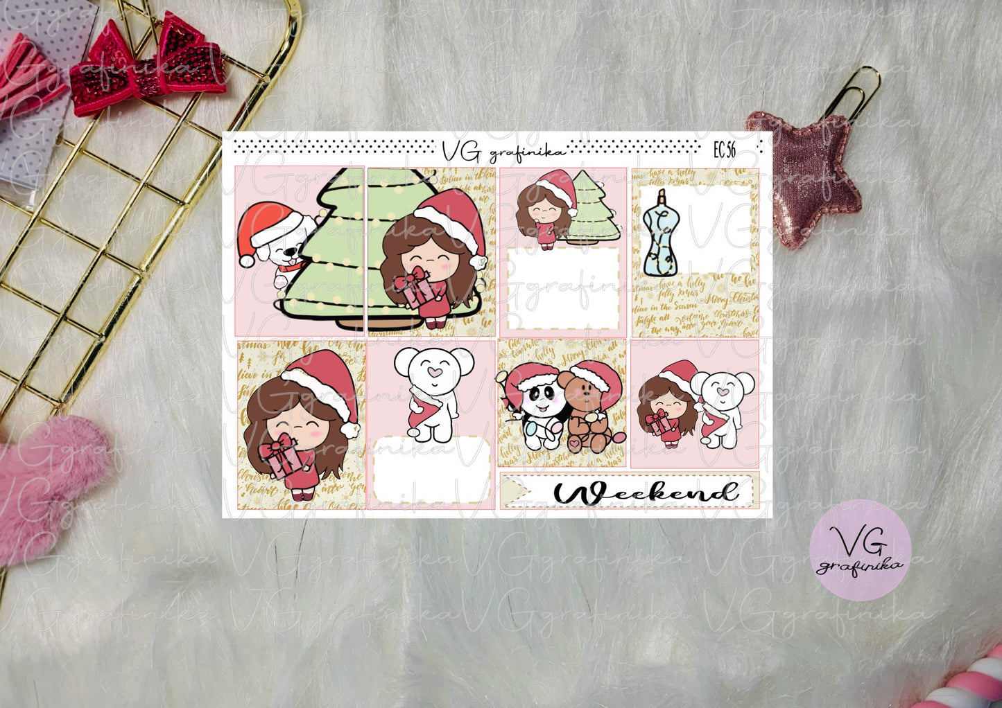 erin condren - magic Christmas - ec54 - ec 55 - ec 56