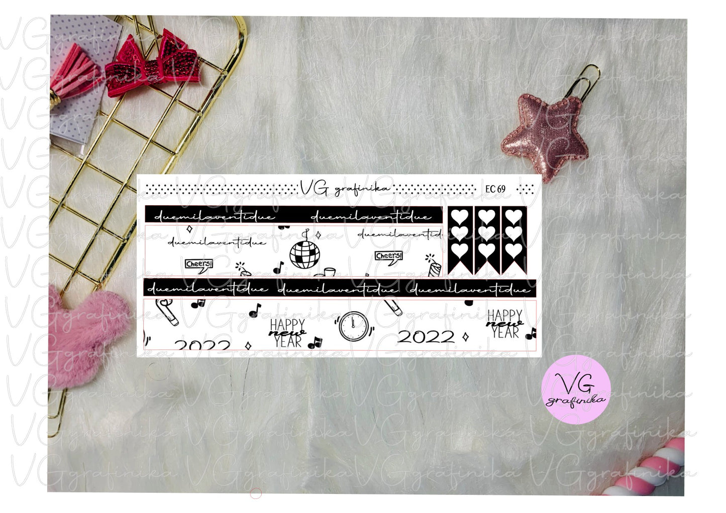 happy new year - erin condren EC 67 - EC 68 - EC 69